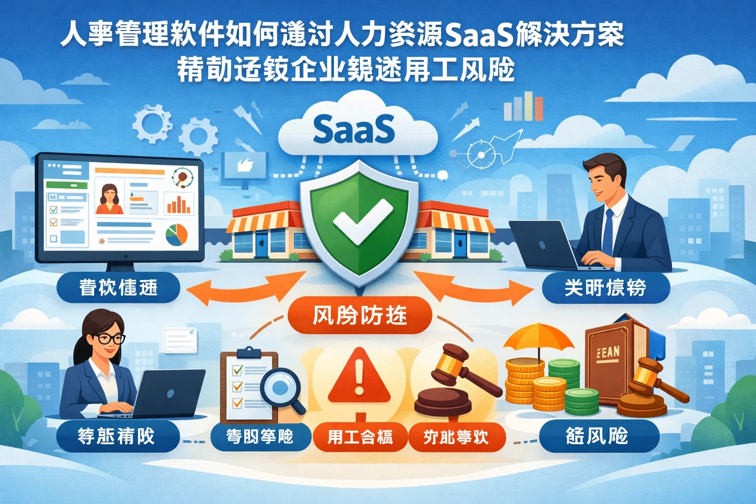 人事管理软件如何通过人力资源SaaS解决方案帮助连锁企业规避用工风险