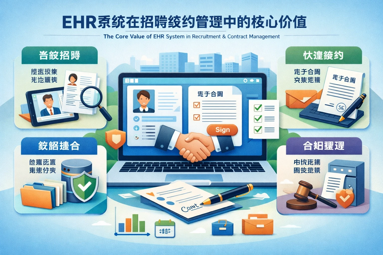 EHR系统在招聘签约管理中的核心价值