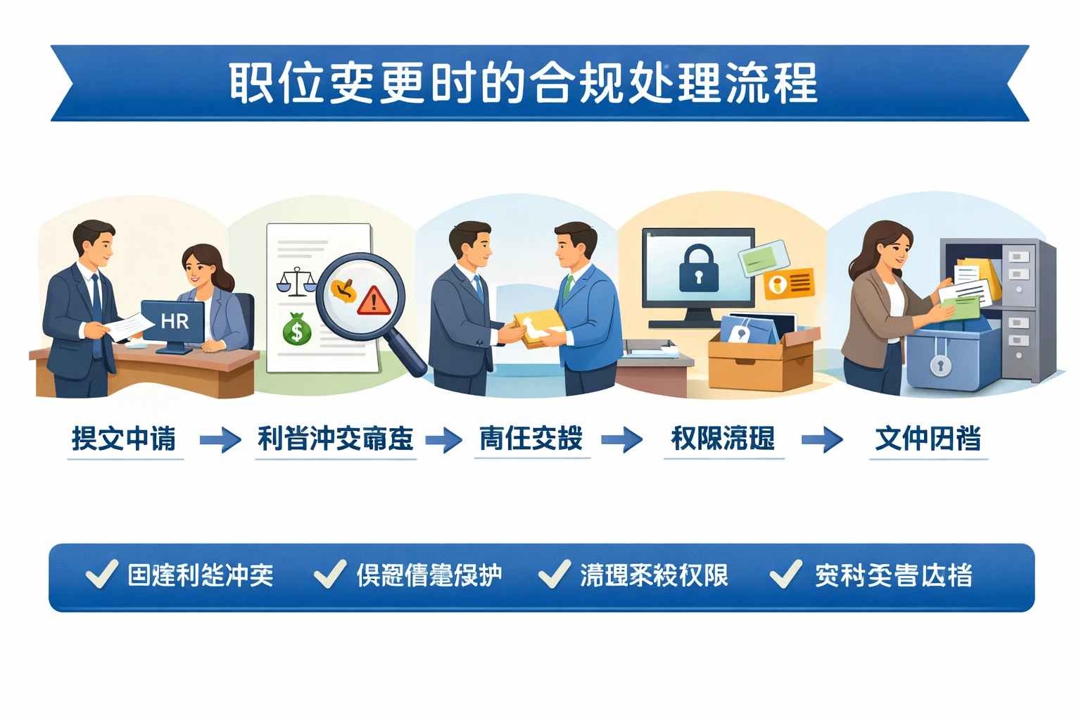 职位变更时的合规处理流程