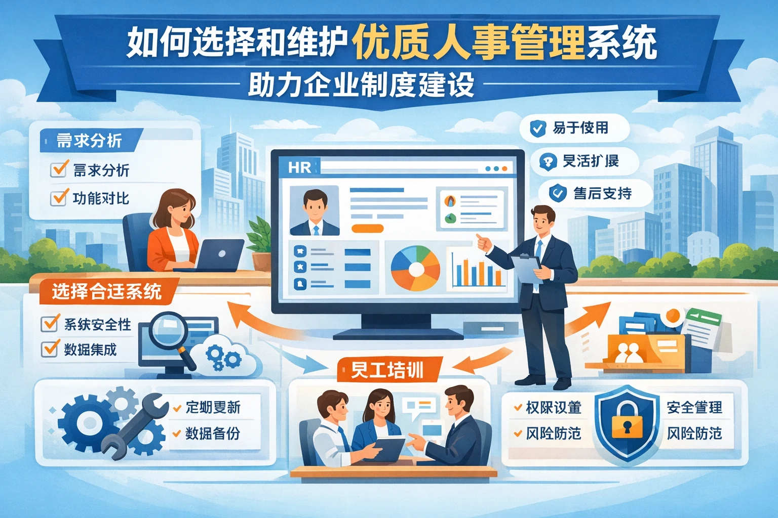 如何选择和维护优质人事管理系统，助力企业制度建设