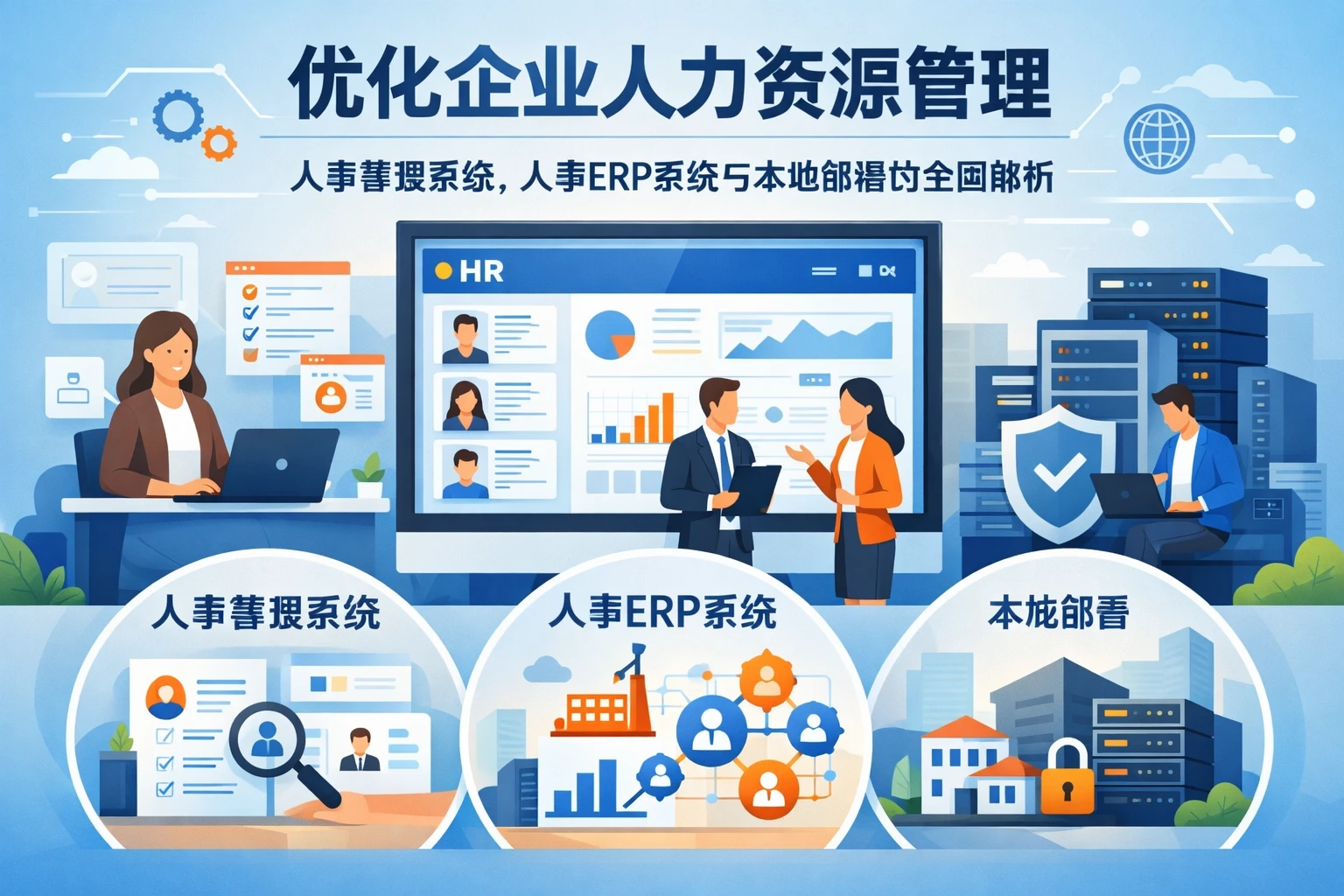 优化企业人力资源管理：人事管理系统、人事ERP系统与本地部署的全面解析