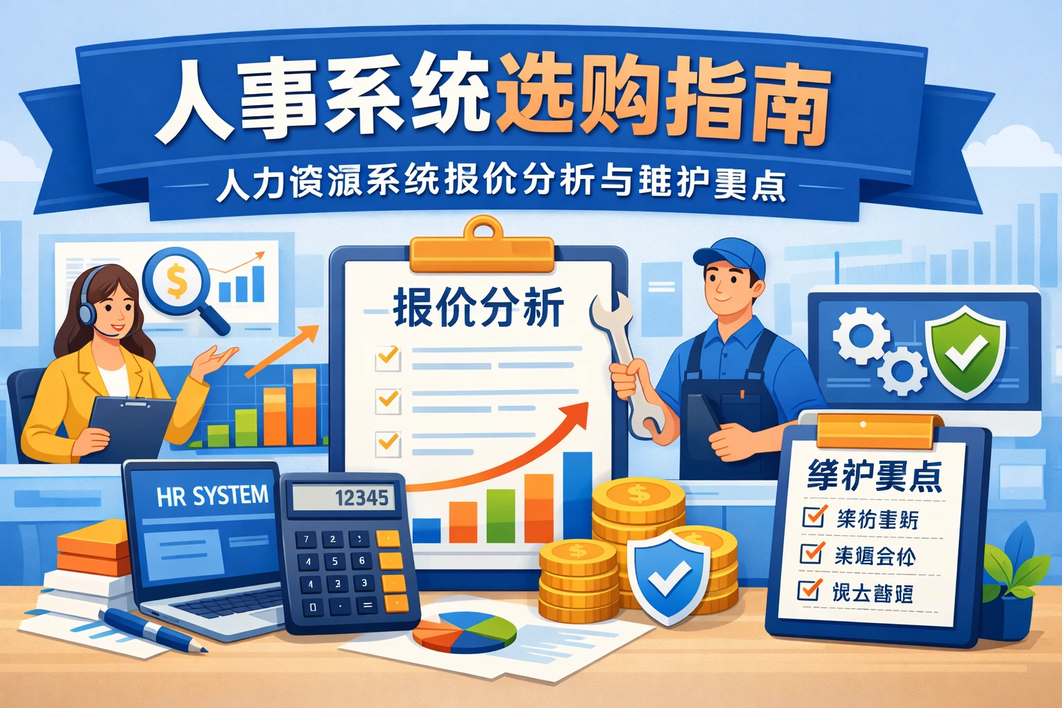 人事系统选购指南：人力资源系统报价分析与维护要点