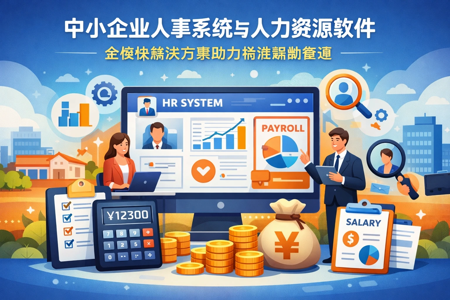 中小企业人事系统与人力资源软件：全模块解决方案助力精准薪酬管理