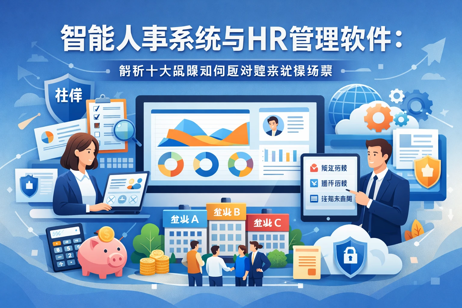 智能人事系统与HR管理软件：解析十大品牌如何应对复杂社保场景