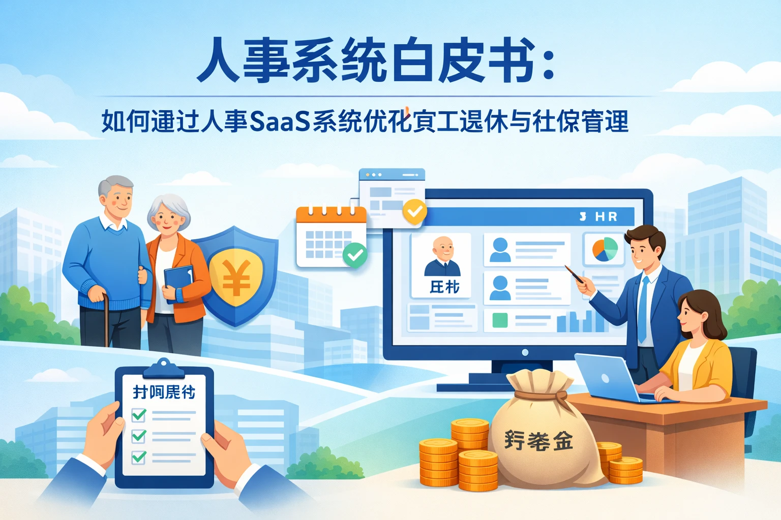 人事系统白皮书：如何通过人事SaaS系统优化员工退休与社保管理