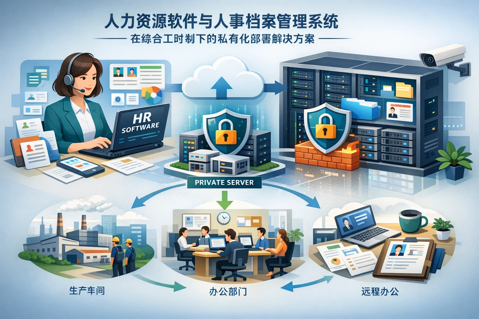 人力资源软件与人事档案管理系统在综合工时制下的私有化部署解决方案