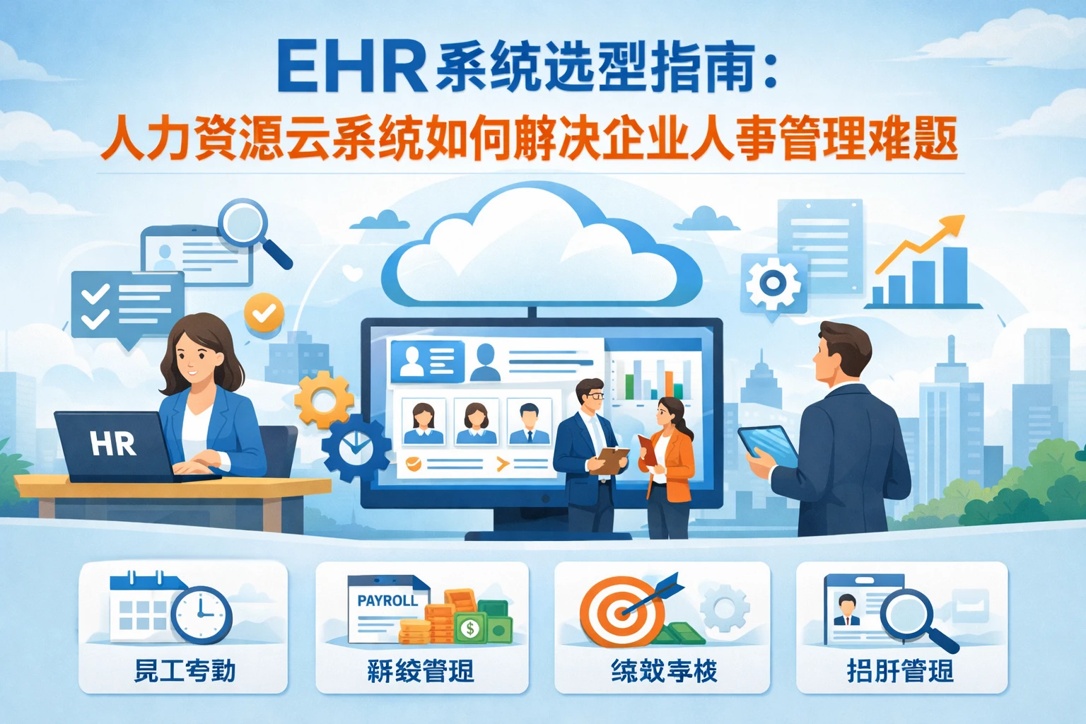 EHR系统选型指南：人力资源云系统如何解决企业人事管理难题