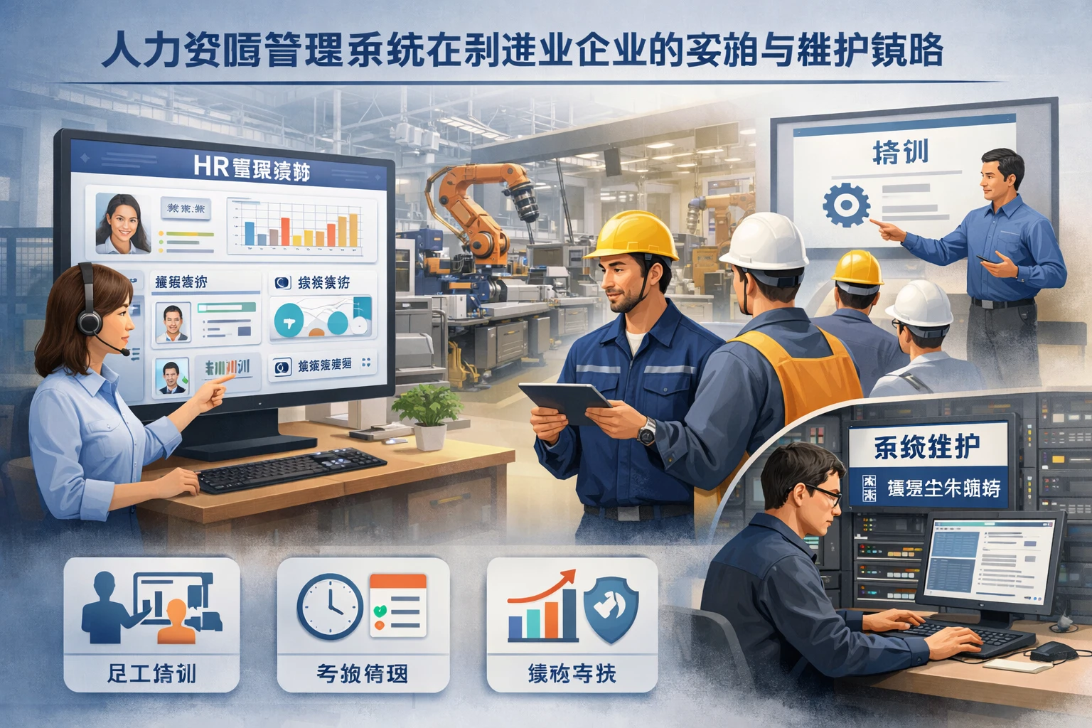 人力资源管理系统在制造业企业的实施与维护策略