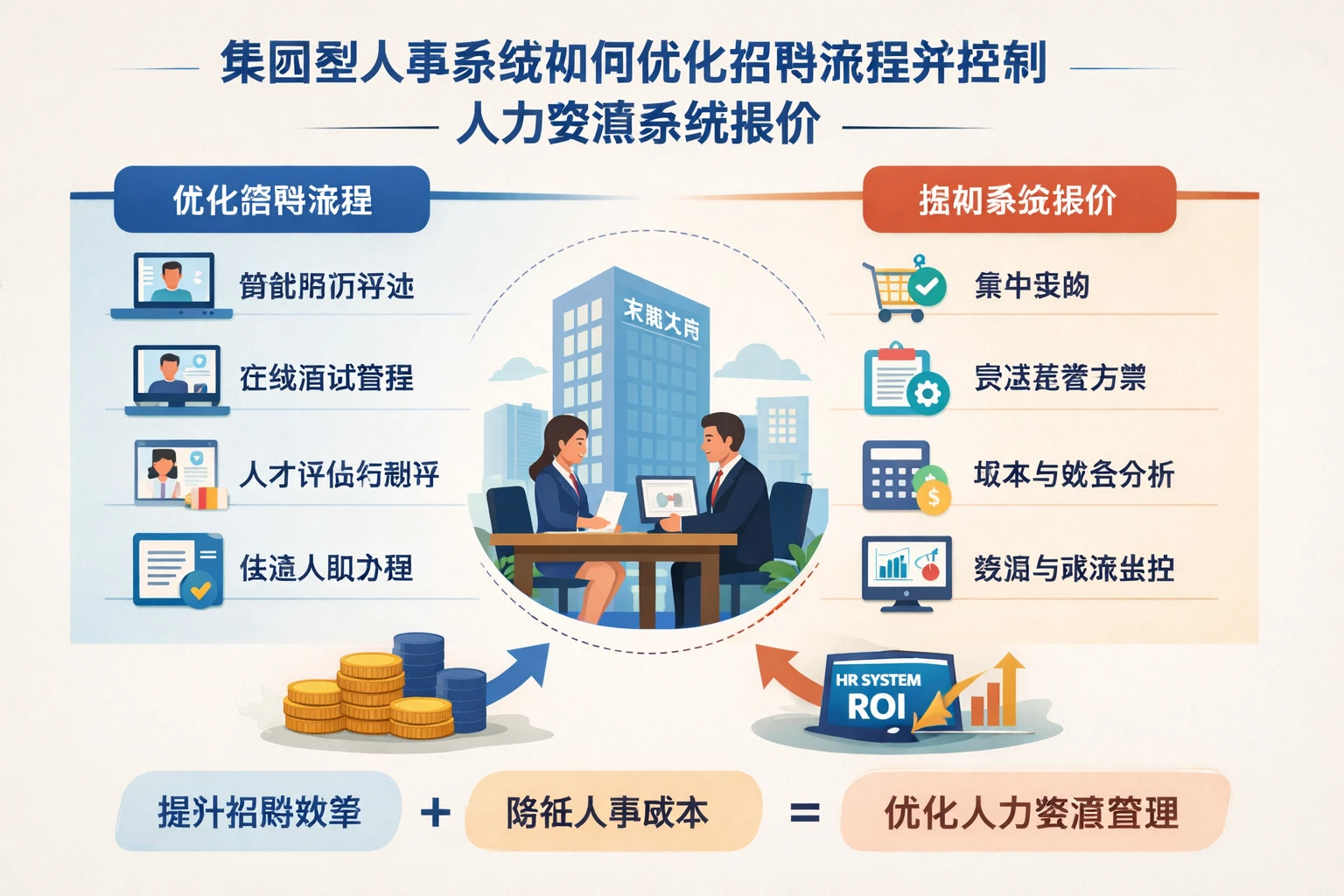 集团型人事系统如何优化招聘流程并控制人力资源系统报价