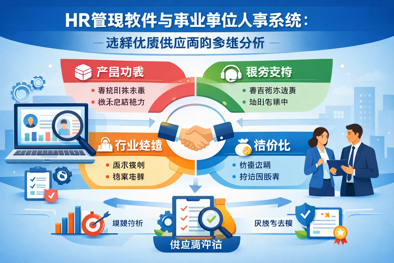 HR管理软件与事业单位人事系统：选择优质供应商的多维分析