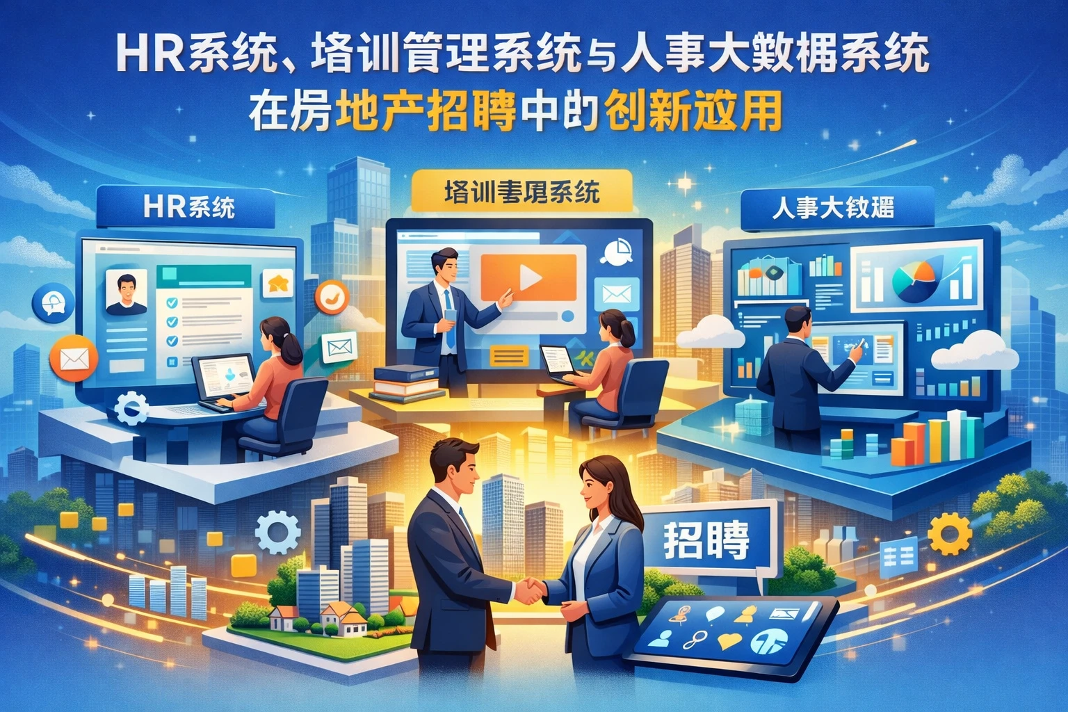 HR系统、培训管理系统与人事大数据系统在房地产招聘中的创新应用