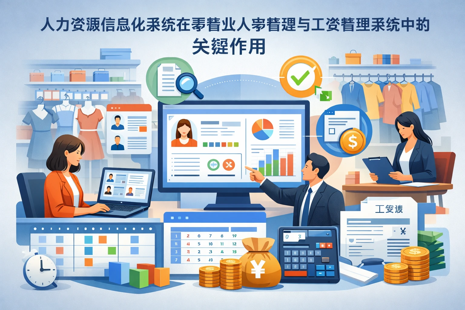 人力资源信息化系统在零售业人事管理与工资管理系统中的关键作用