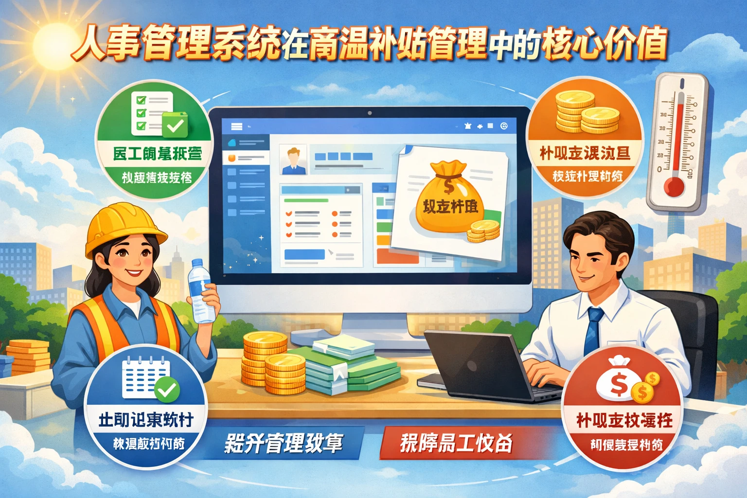 人事管理系统在高温补贴管理中的核心价值