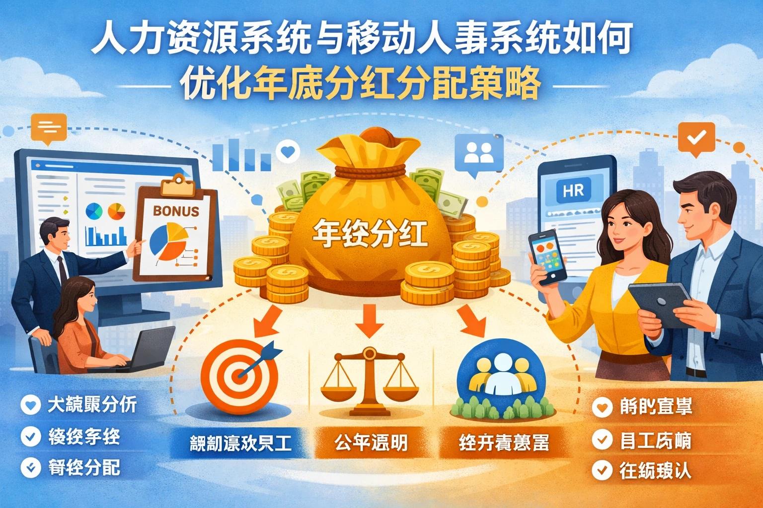 人力资源系统与移动人事系统如何优化年底分红分配策略