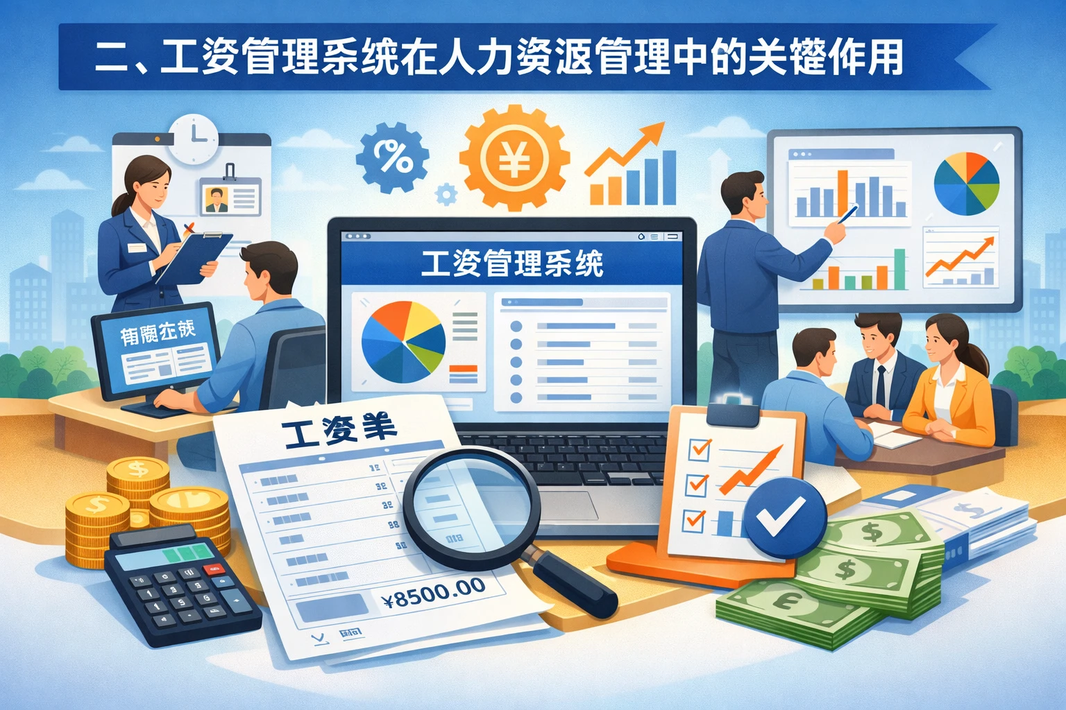 二、工资管理系统在人力资源管理中的关键作用