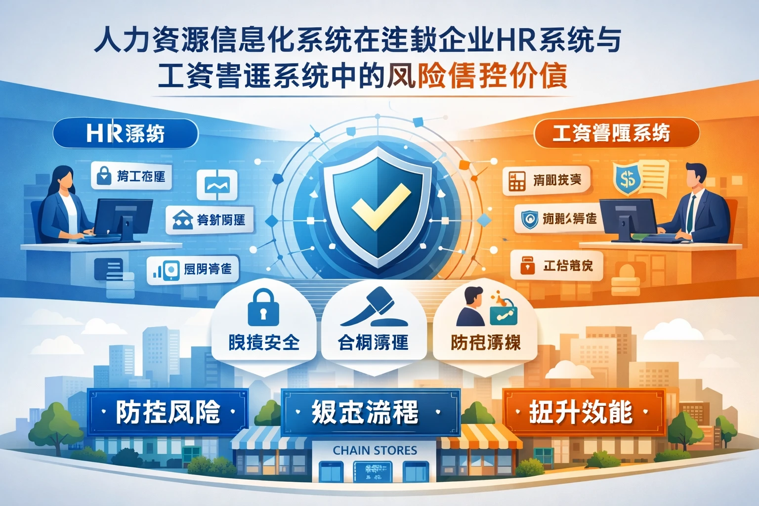人力资源信息化系统在连锁企业HR系统与工资管理系统中的风险管控价值