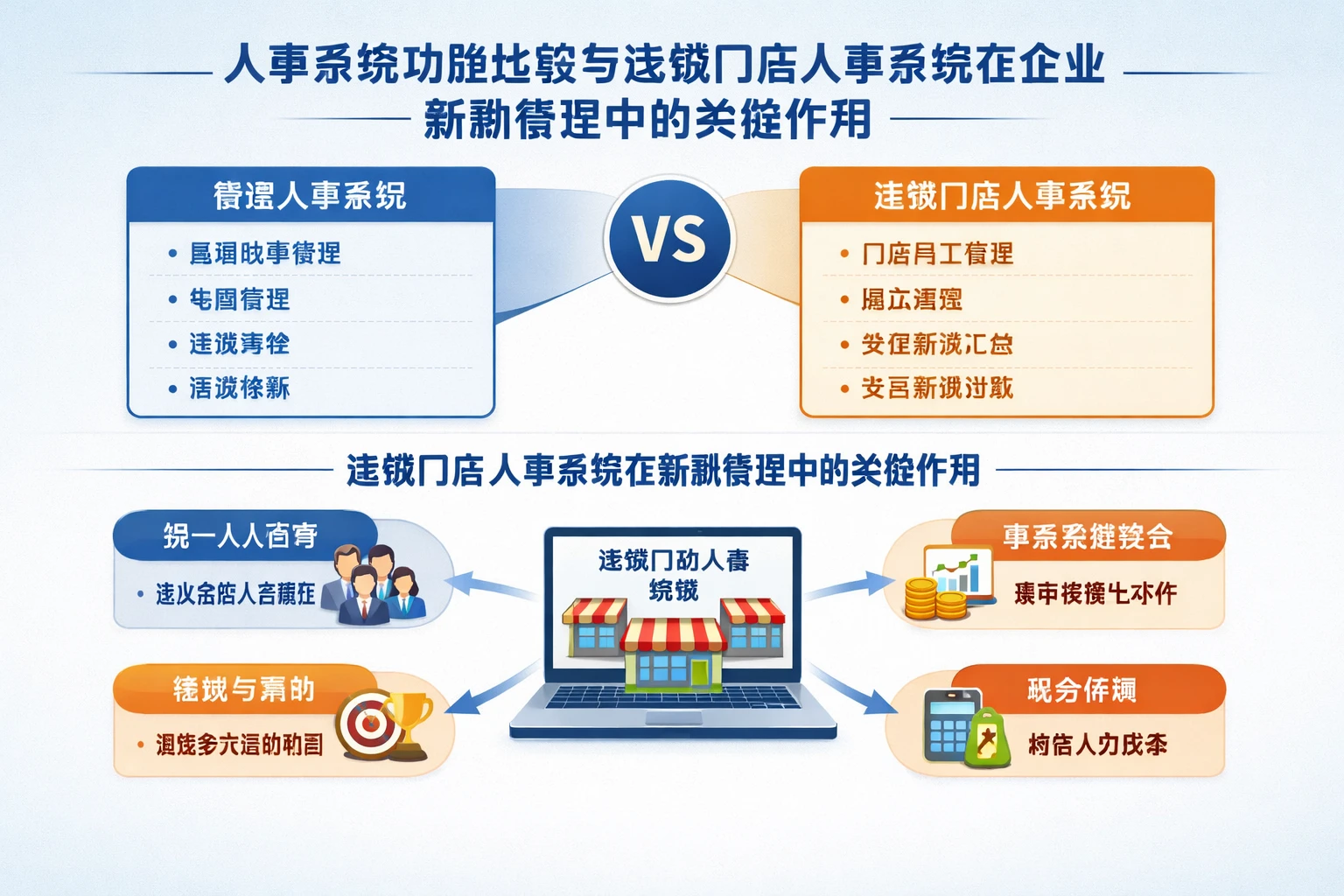 人事系统功能比较与连锁门店人事系统在企业薪酬管理中的关键作用