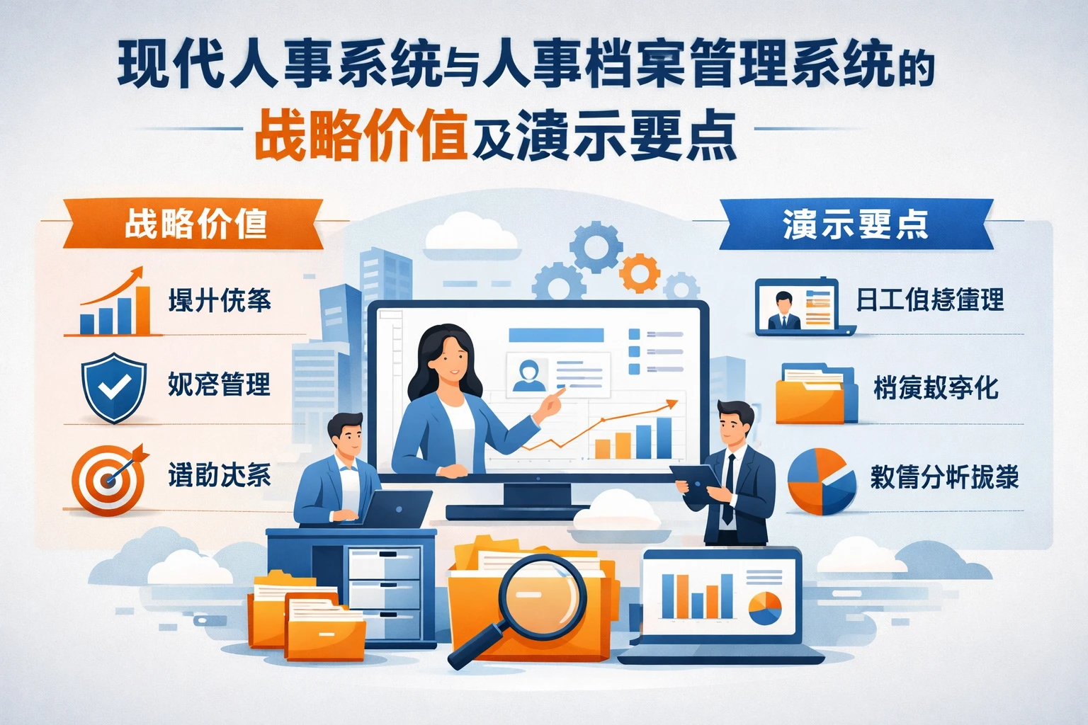 现代人事系统与人事档案管理系统的战略价值及演示要点