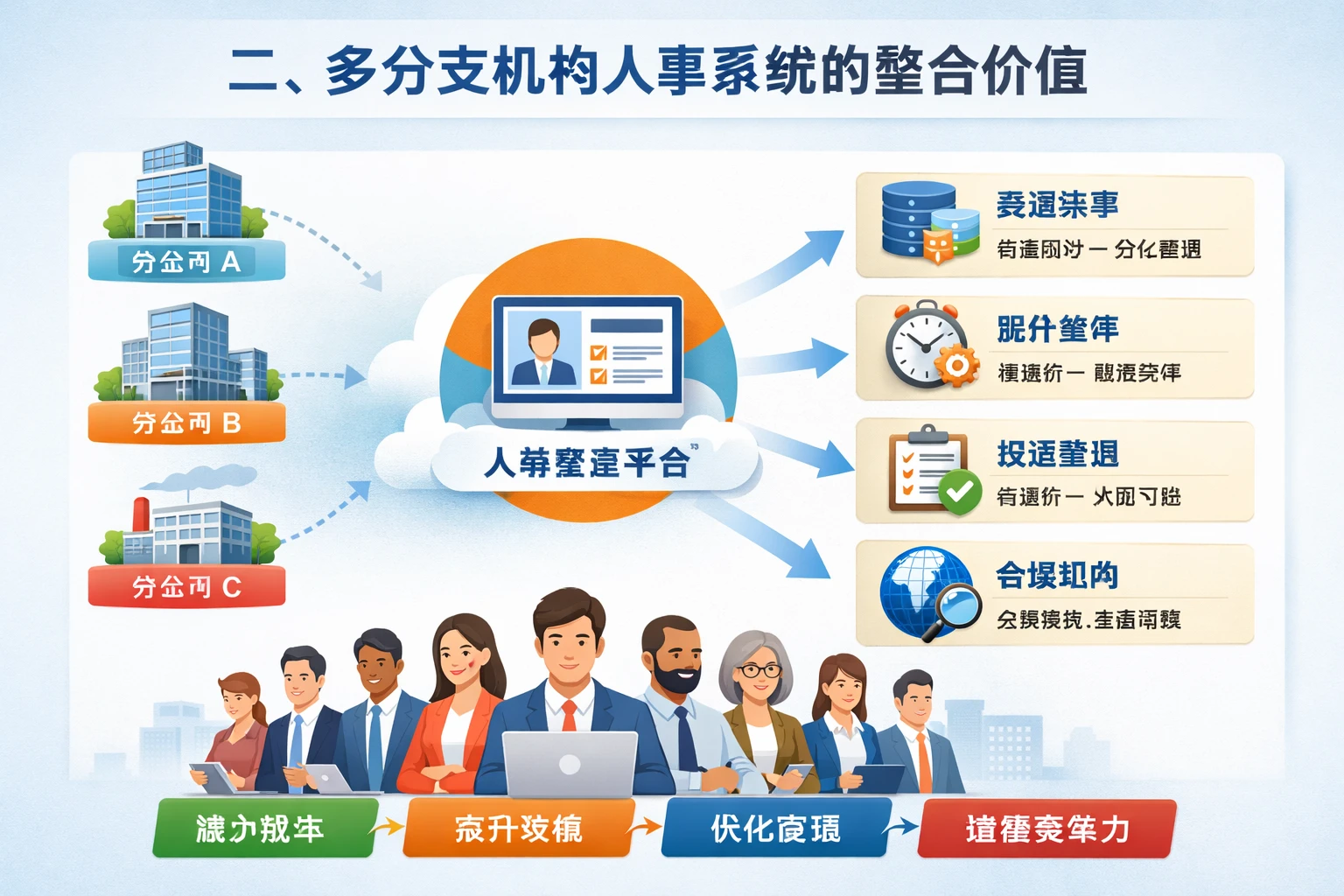 二、多分支机构人事系统的整合价值