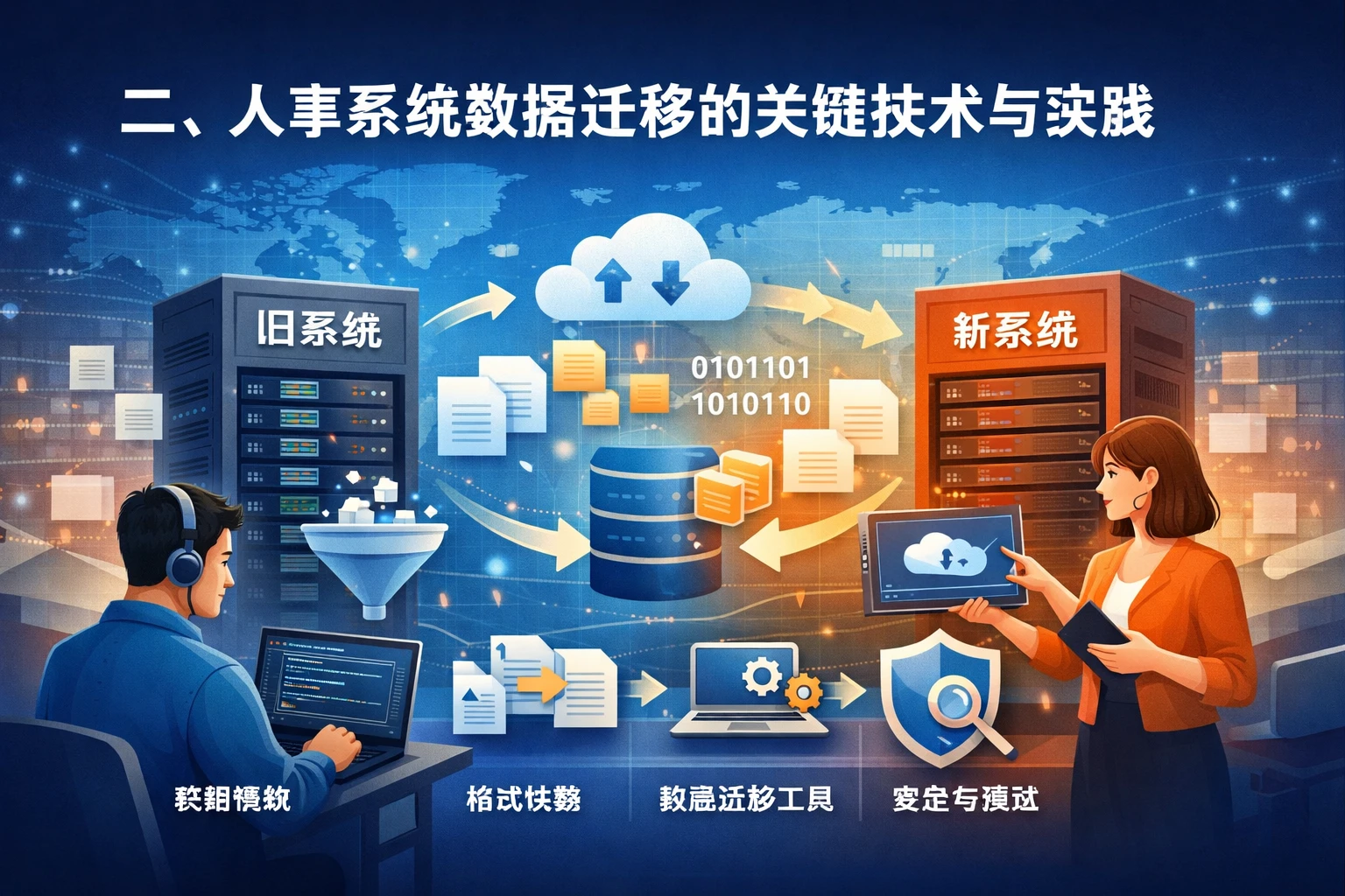 二、人事系统数据迁移的关键技术与实践