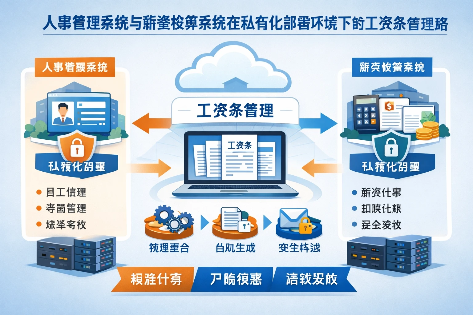 人事管理系统与薪资核算系统在私有化部署环境下的工资条管理策略