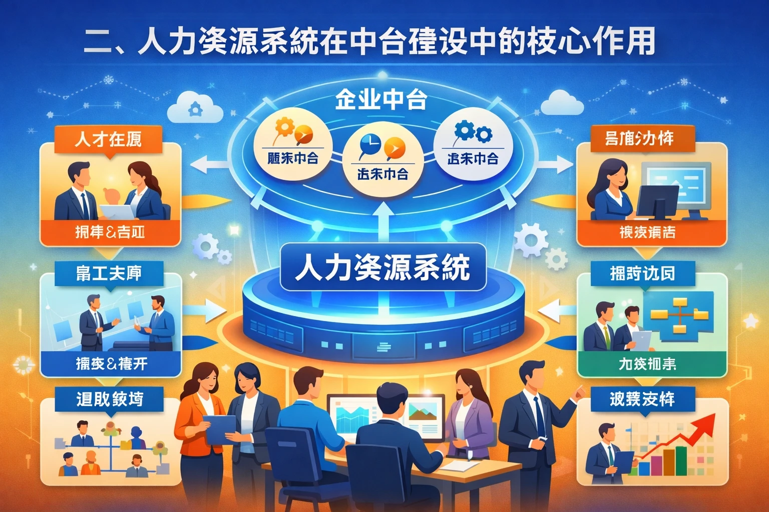 二、人力资源系统在中台建设中的核心作用