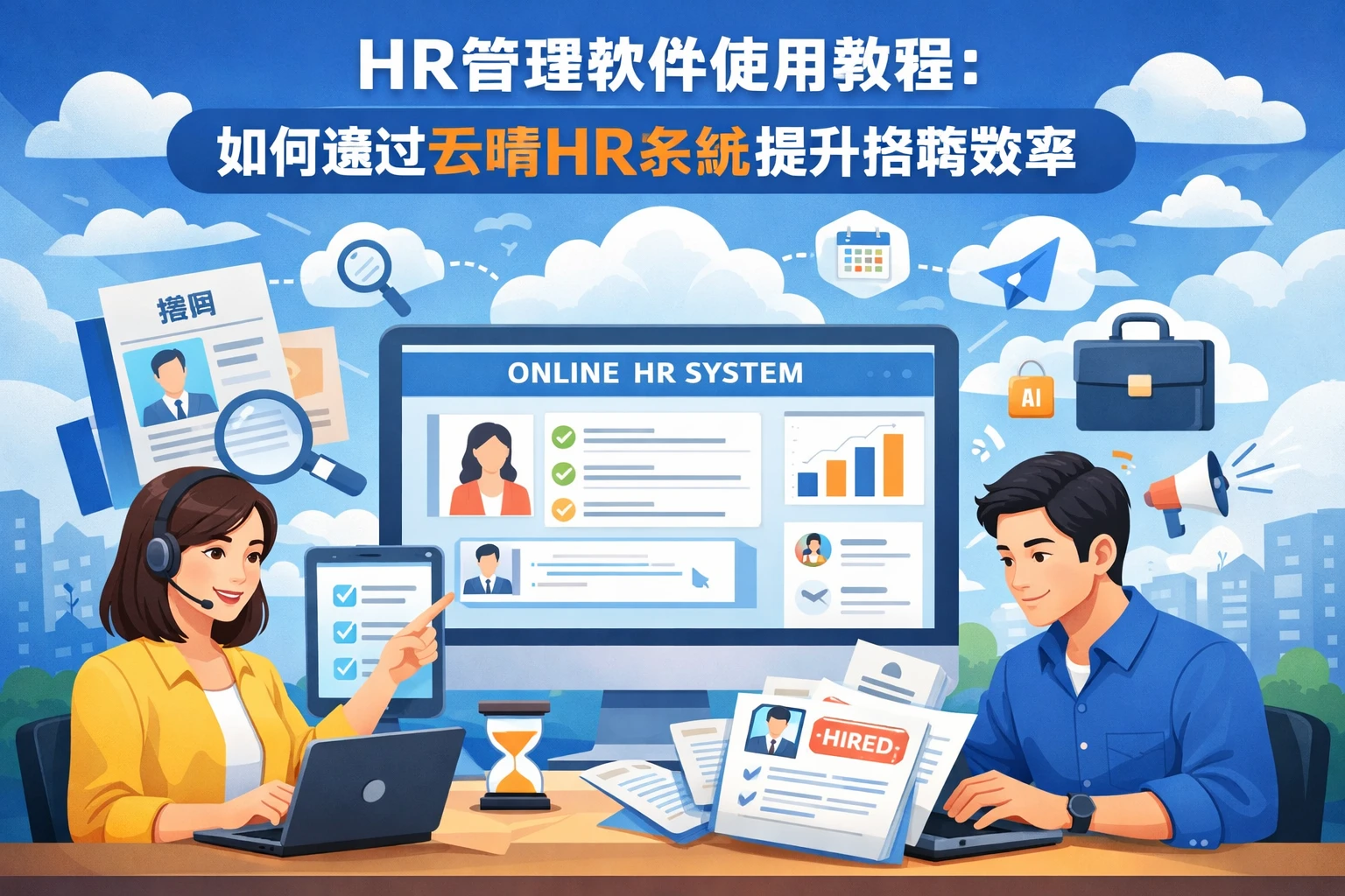 HR管理软件使用教程：如何通过云端HR系统提升招聘效率