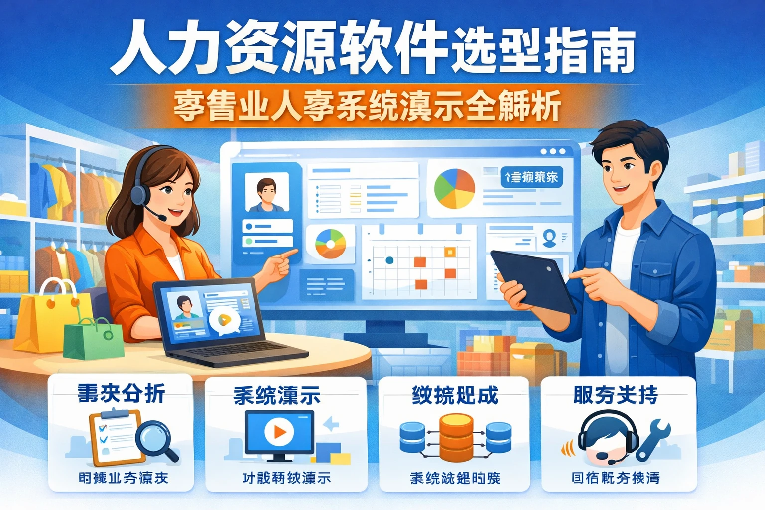 人力资源软件选型指南：零售业人事系统演示全解析