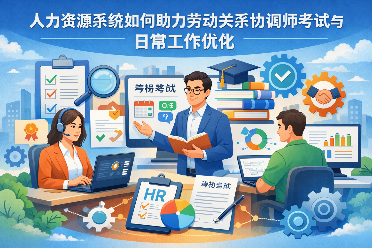 人力资源系统如何助力劳动关系协调师考试与日常工作优化