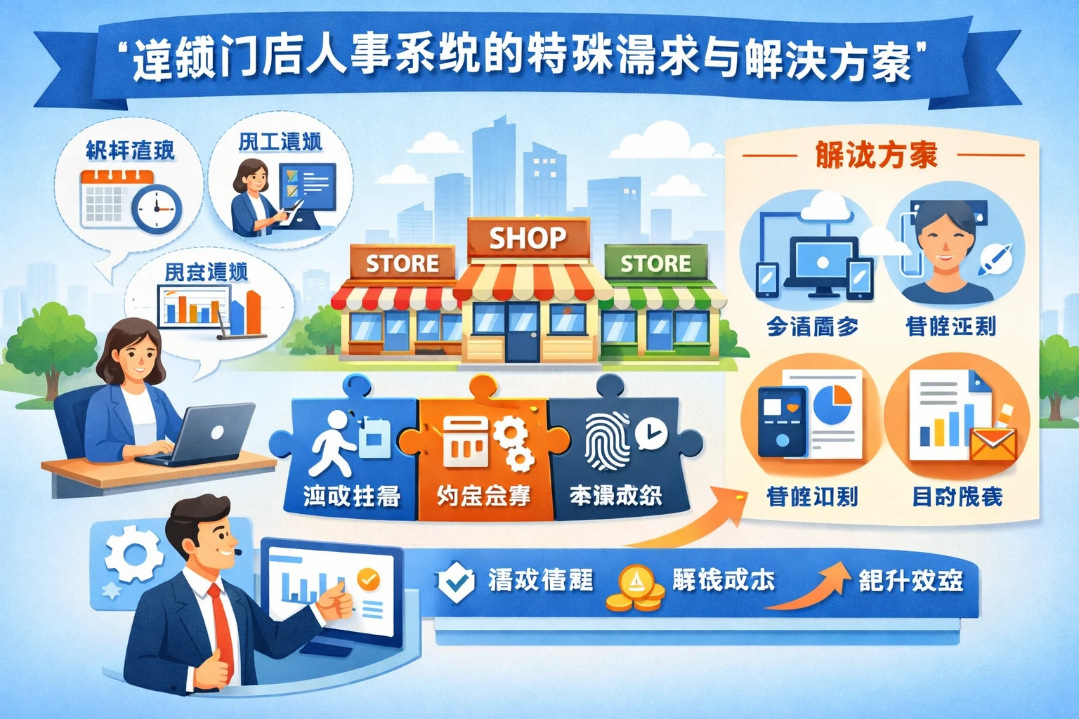 连锁门店人事系统的特殊需求与解决方案