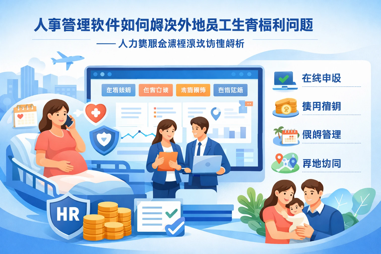 人事管理软件如何解决外地员工生育福利问题——人力资源全流程系统价值解析