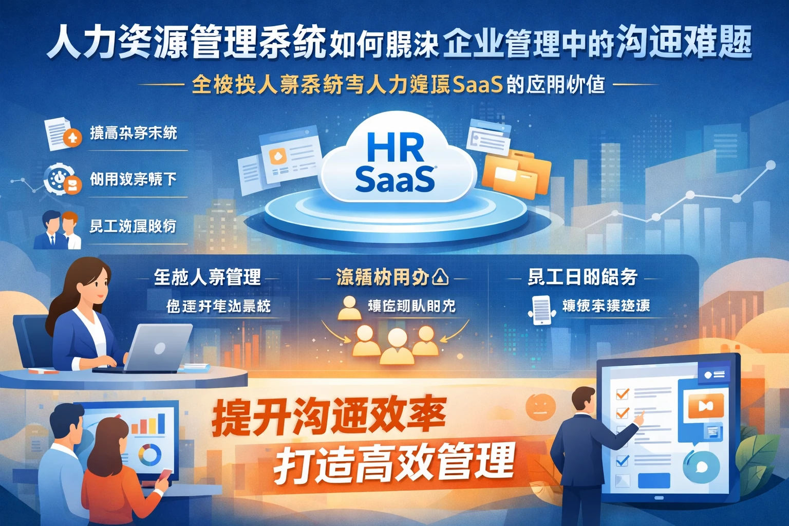人力资源管理系统如何解决企业管理中的沟通难题——全模块人事系统与人力资源SaaS的应用价值