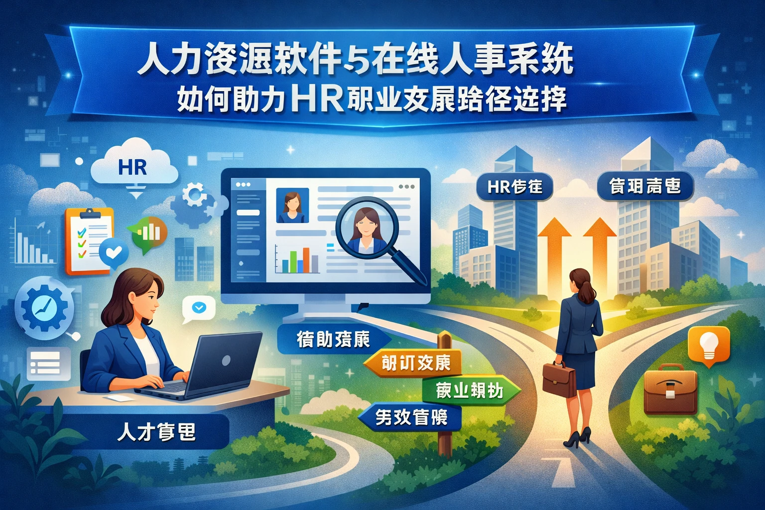 人力资源软件与在线人事系统如何助力HR职业发展路径选择