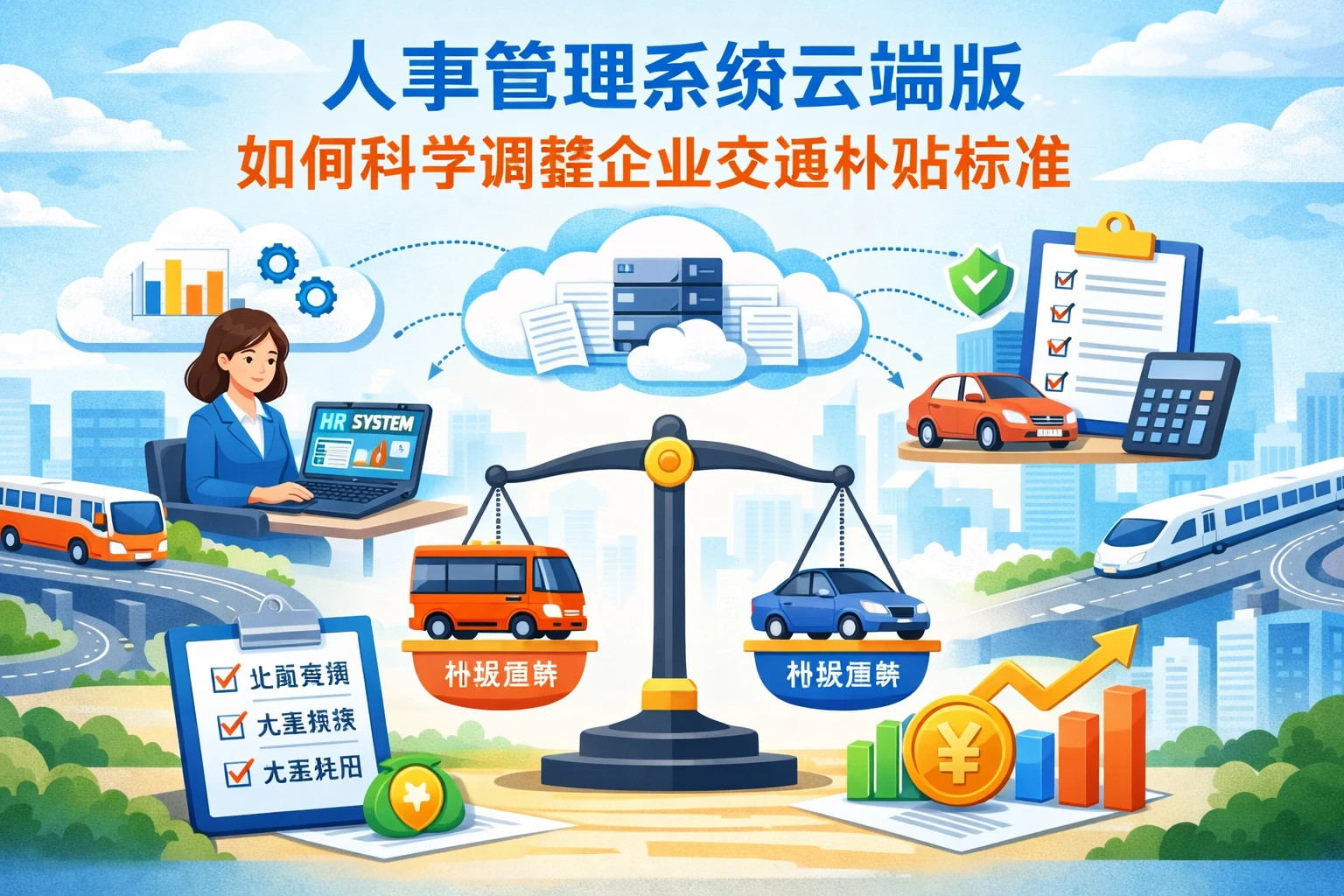 人事管理系统云端版如何科学调整企业交通补贴标准