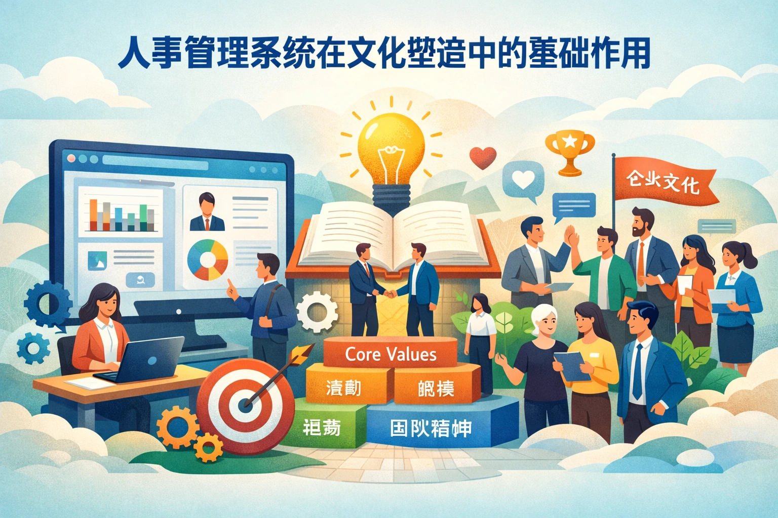 人事管理系统在文化塑造中的基础作用