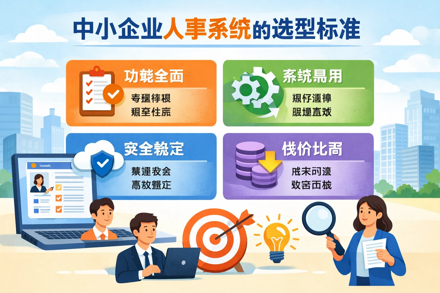 中小企业人事系统的选型标准
