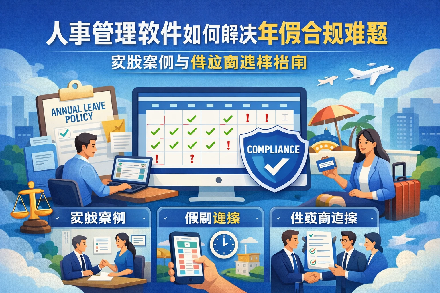 人事管理软件如何解决年假合规难题：实战案例与供应商选择指南