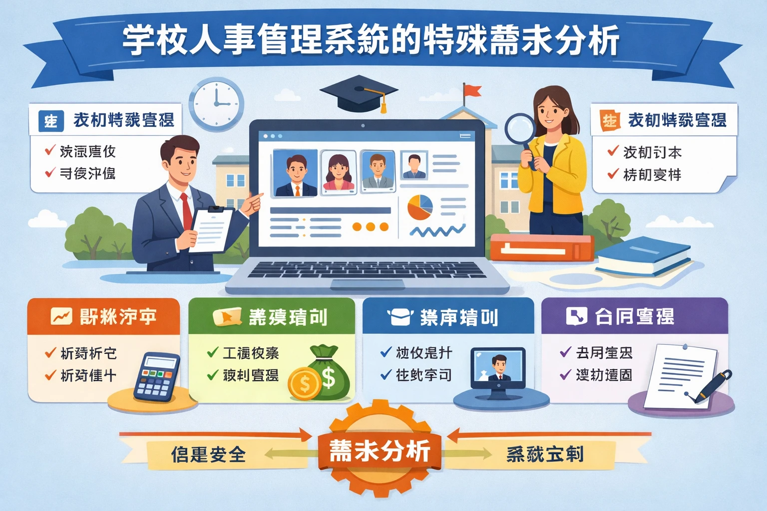 学校人事管理系统的特殊需求分析