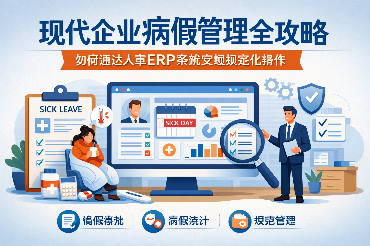 现代企业病假管理全攻略:如何通过人事ERP系统实现规范化操作