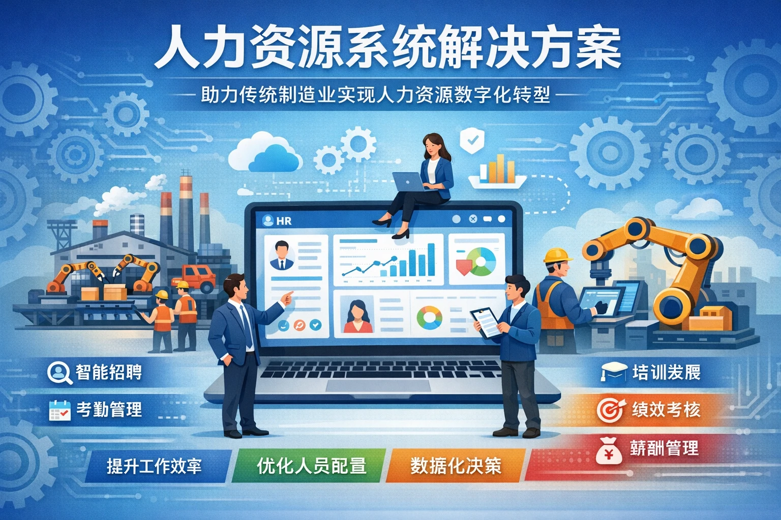 人力资源系统解决方案：助力传统制造业实现人力资源数字化转型