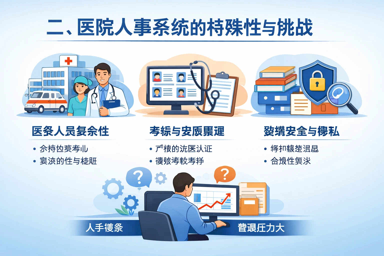 二、医院人事系统的特殊性与挑战