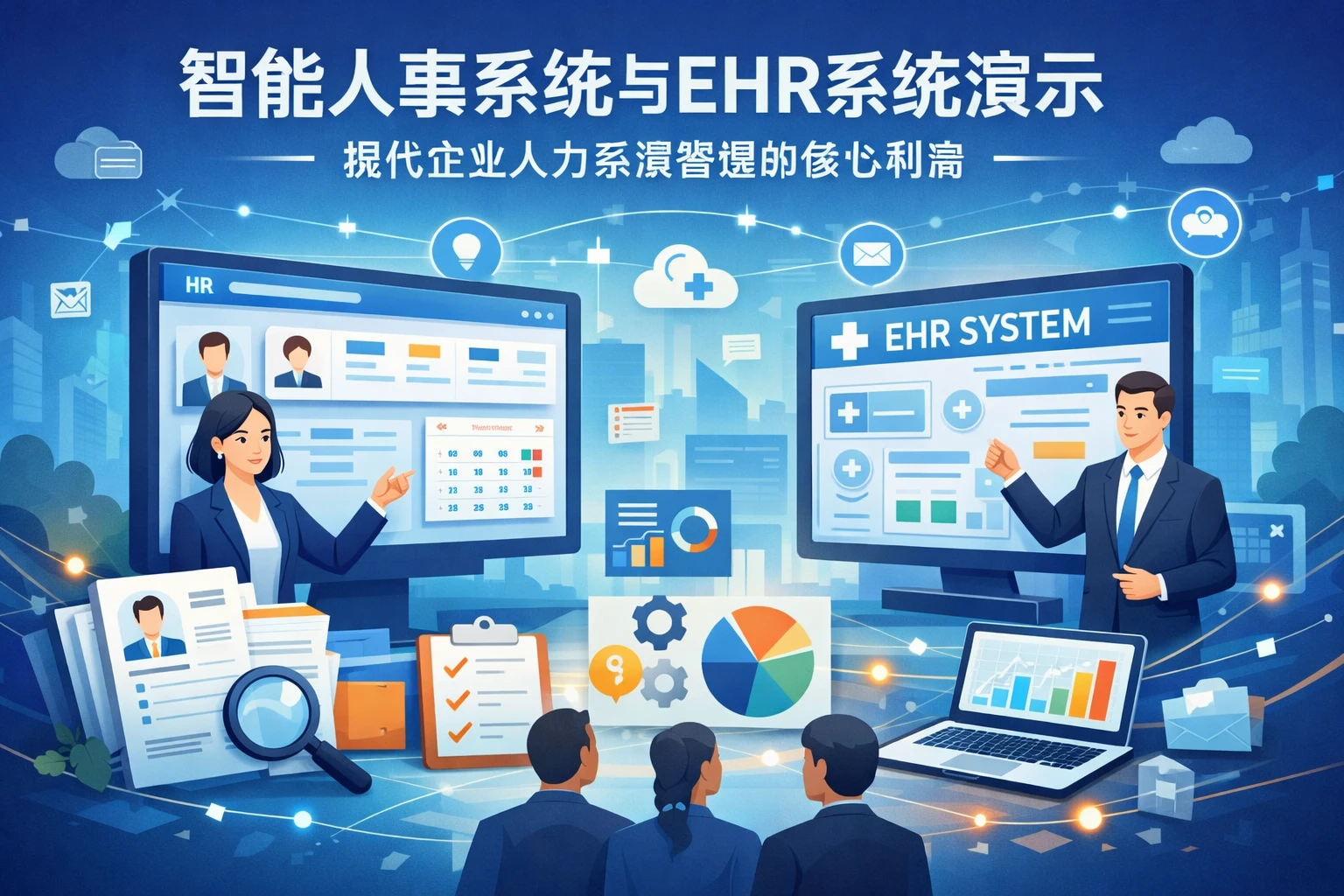 智能人事系统与EHR系统演示：现代企业人力资源管理的核心利器