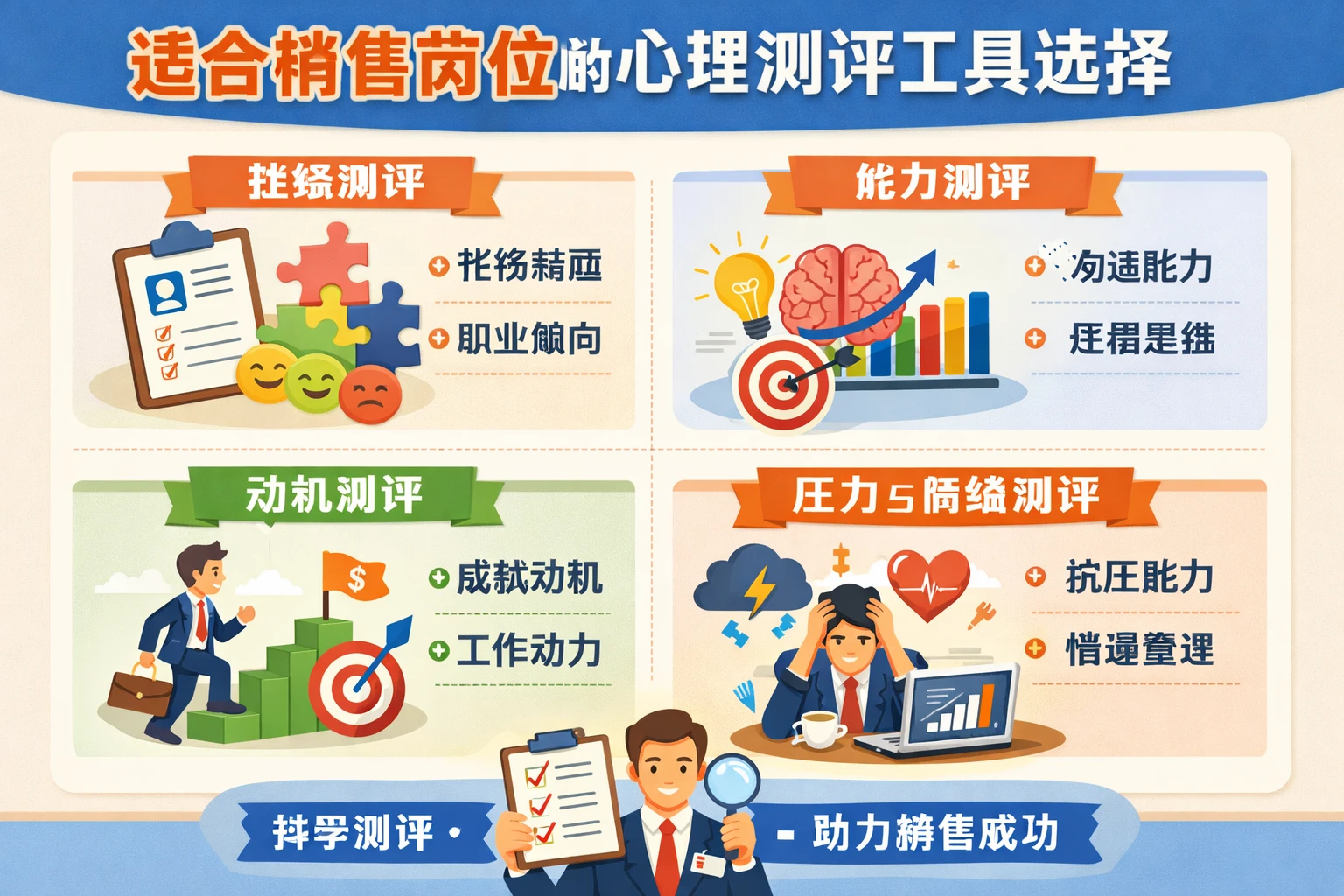 适合销售岗位的心理测评工具选择