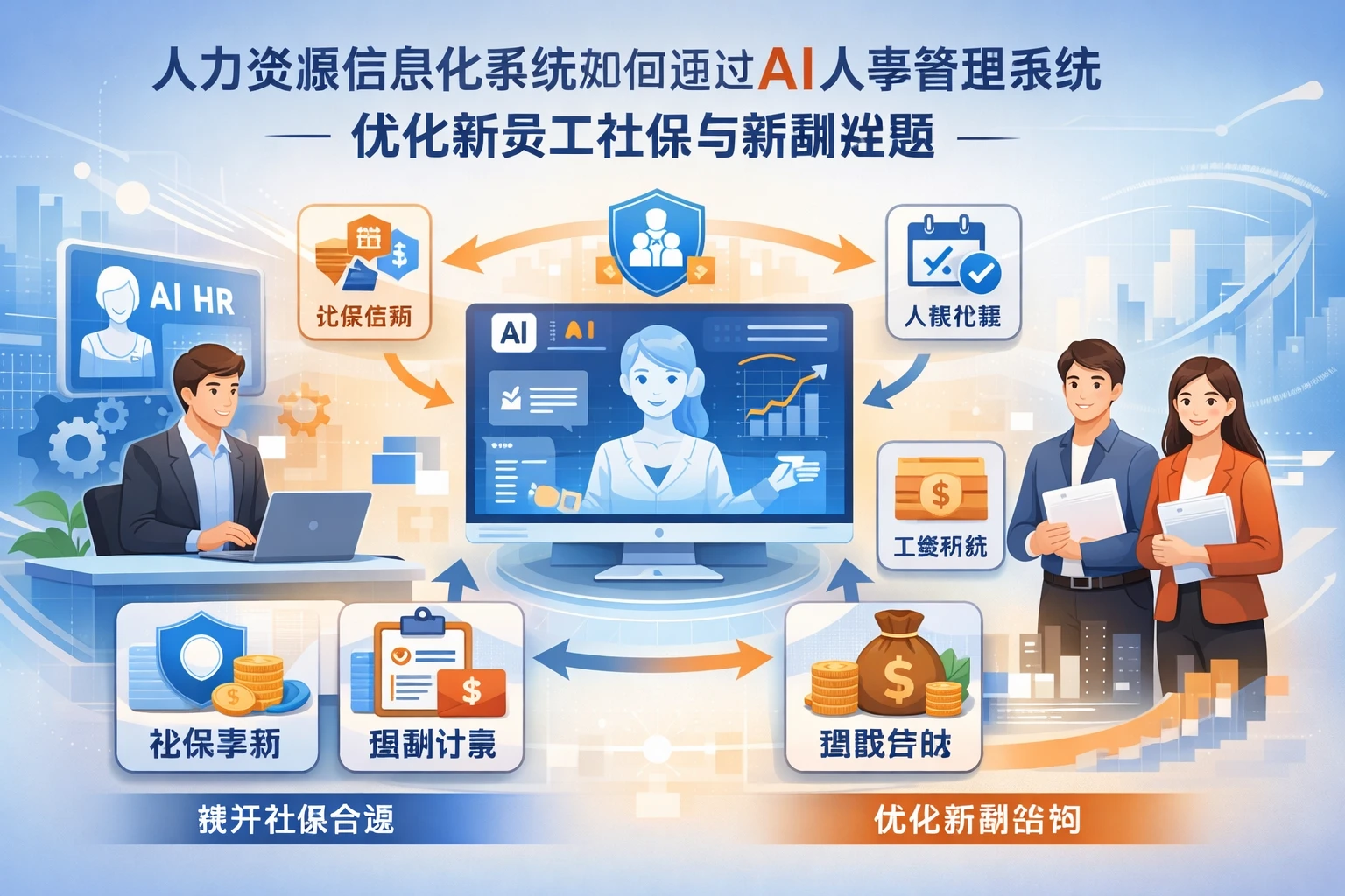 人力资源信息化系统如何通过AI人事管理系统优化新员工社保与薪酬难题