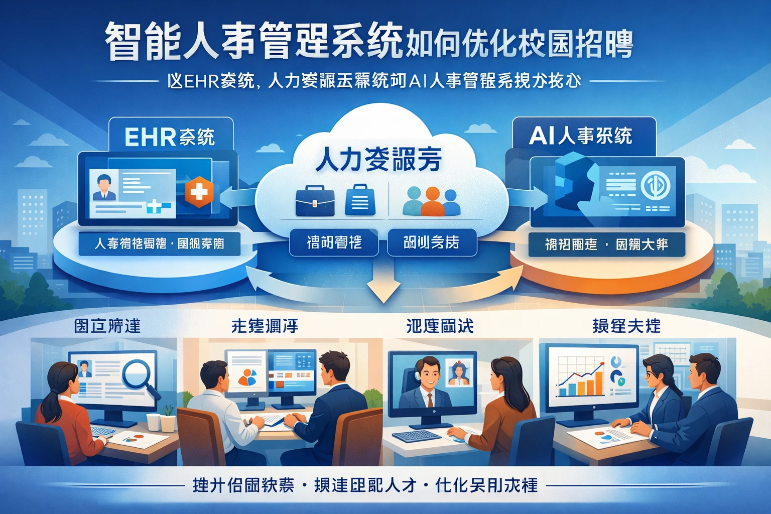 智能人事管理系统如何优化校园招聘：以EHR系统、人力资源云系统和AI人事管理系统为核心