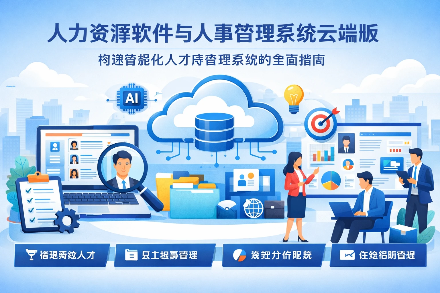 人力资源软件与人事管理系统云端版：构建智能化人才库管理系统的全面指南