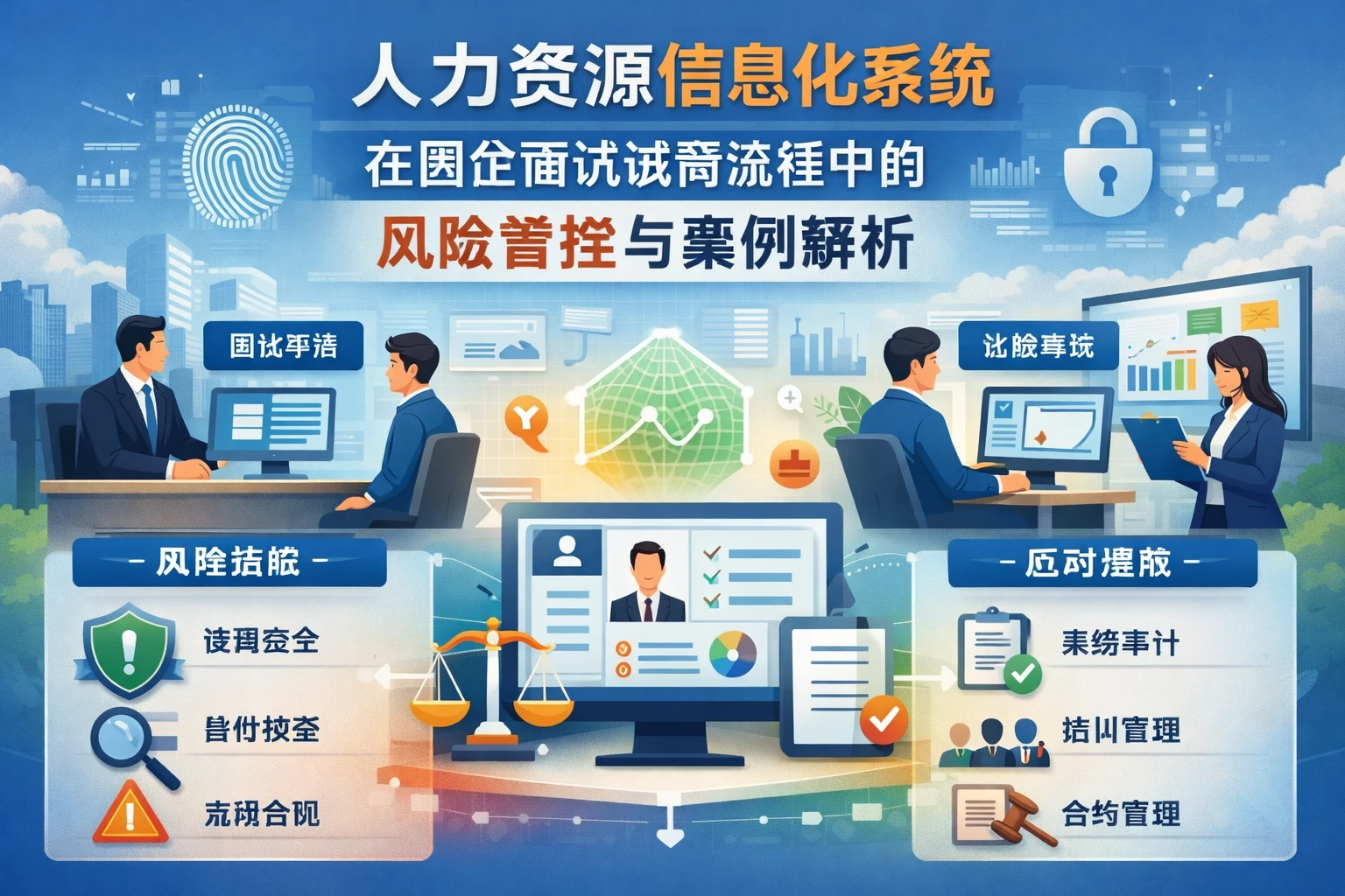 人力资源信息化系统在国企面试试岗流程中的风险管控与案例解析