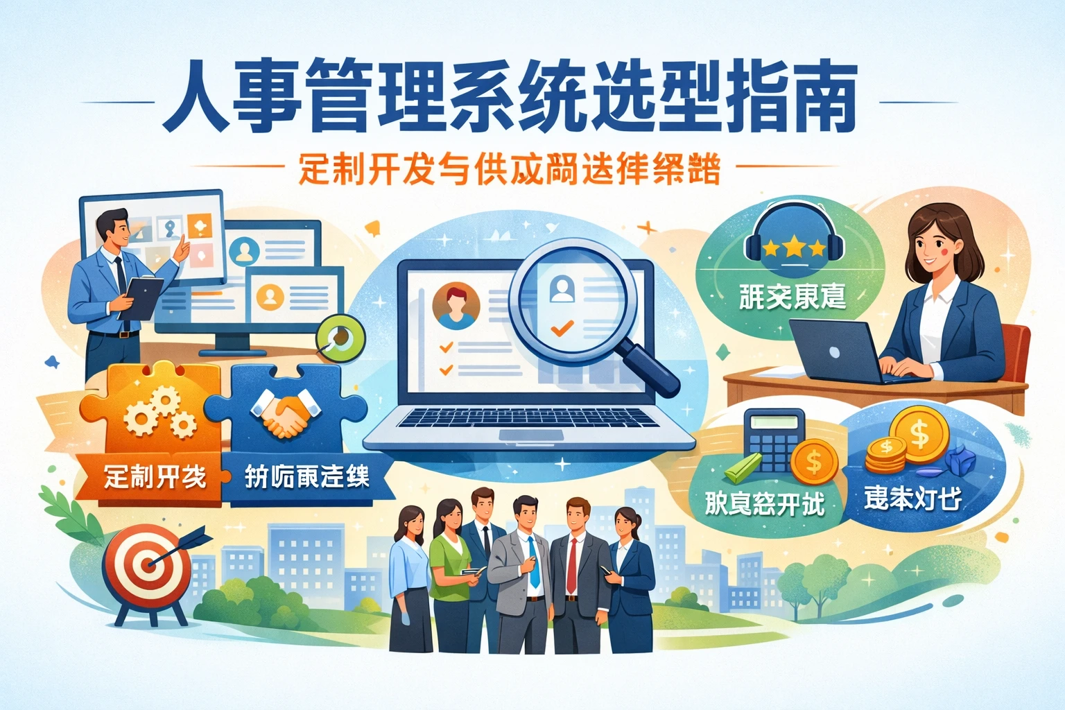 人事管理系统选型指南：定制开发与供应商选择策略