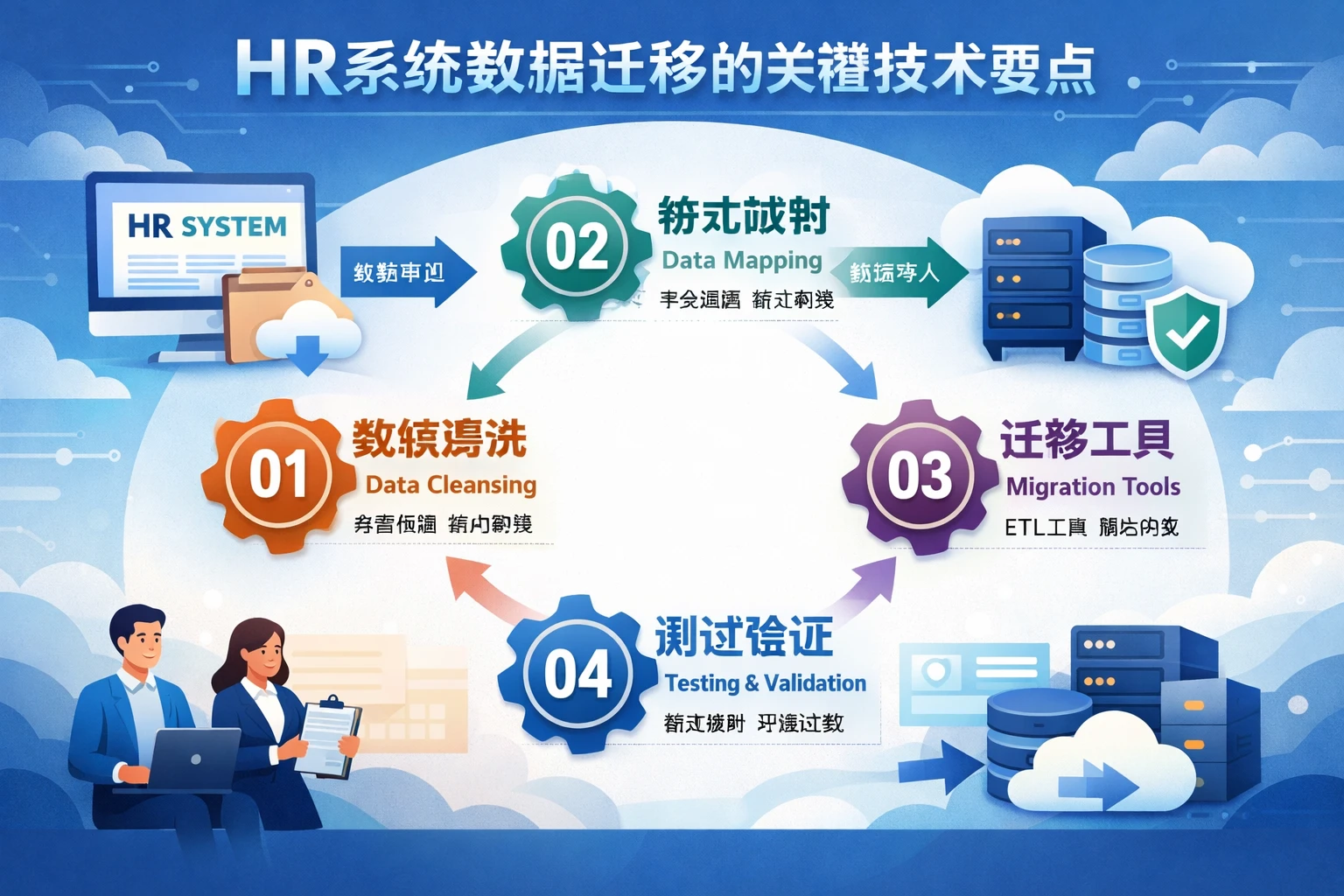 HR系统数据迁移的关键技术要点