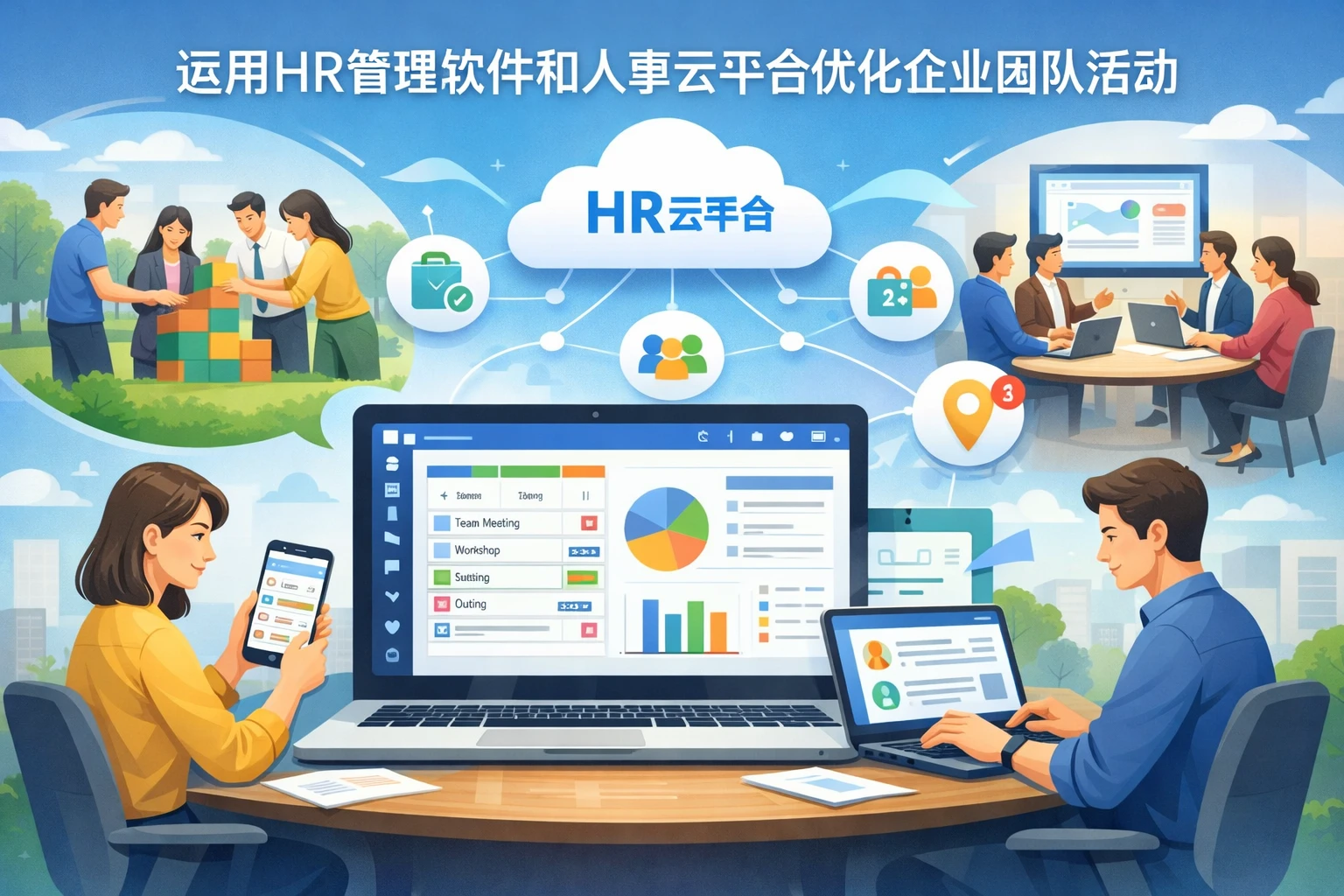 运用HR管理软件和人事云平台优化企业团队活动管理